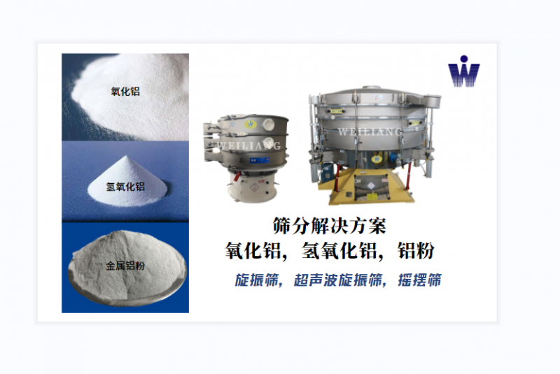 氧化鋁、氫氧化鋁、金屬鋁粉篩分案例